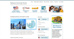 Desktop Screenshot of malaysiauniversity.net